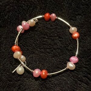 Vantel Pearls Rose Parade Wrap Bracelet